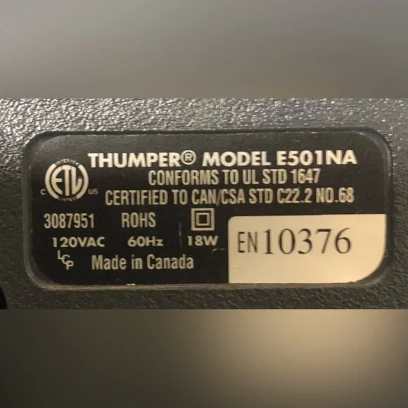 Thumper Sport Percussive Massager Excellent Condition Just Has some scratches - Picture 9 of 12